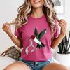 Hummingbird Palestine Unisexs T Shirt Keffiyeh Ladies Tee Peace For Palestine