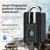 Водонепроницаемый Умный Замок-навес с Отпечатком Пальца, Bluetooth для Мобильного Телефона, Сквозной Замок, Электронный Замок, Замок для Багажа, Шкафа, Ящика, Большой Замок с Отпечатком Пальца