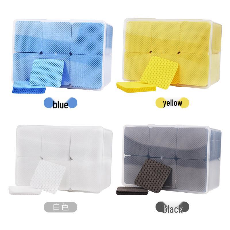 Безворсовые салфетки для очистки клея для нейл-арта и ресниц