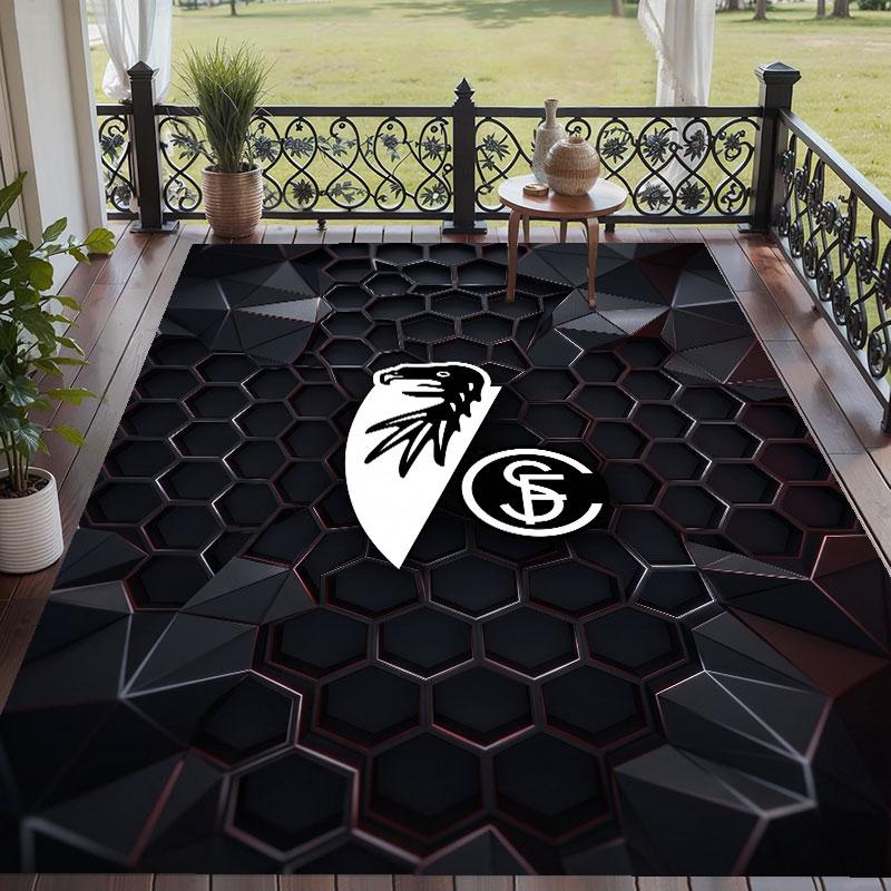 Soft Floor Carpet SC Freiburg FC Pattern Area Rug Decorative Mat For Home Room Decoration