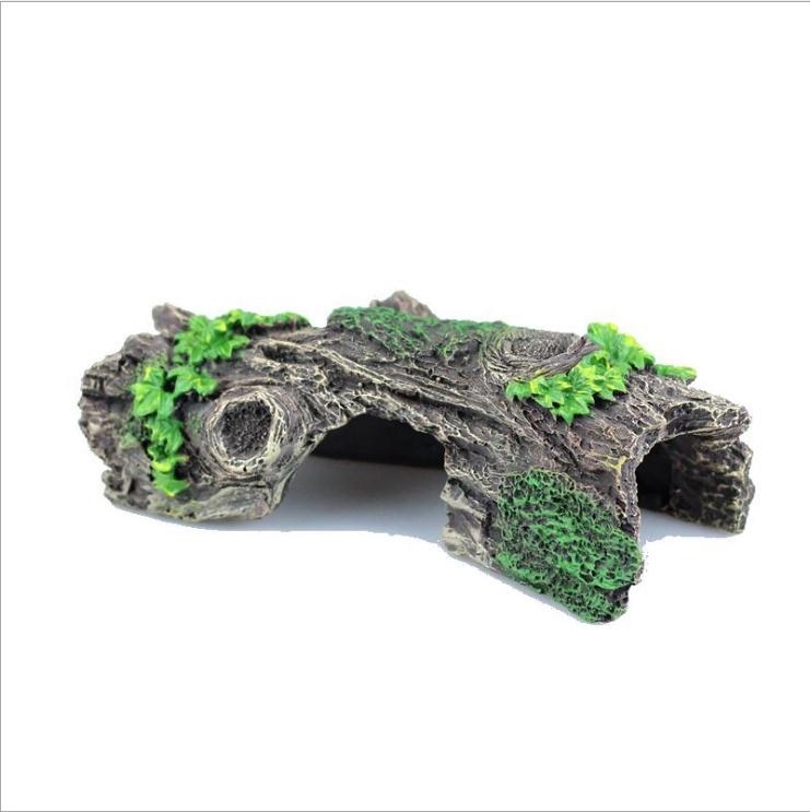 Аквариум, ландшафтный дизайн, аквариум, пещера, дерево, ремесленный дом из смолы, дом, паук, змея, ящерица, пещера черепахи