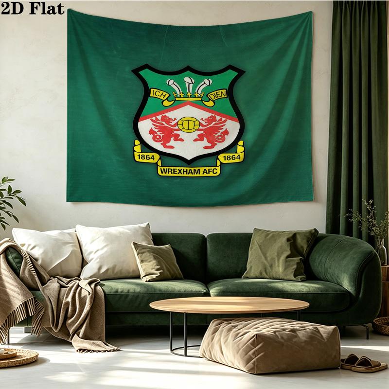 Wrexham AFC Printed Tapestry – Wall Hanging for Bedrooms, Dorms, and Home Decor