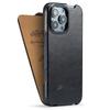Чехол для iPhone 16 Pro Max Вертикальный откидной кожаный с текстурой Crazy Horse Чехол для телефона