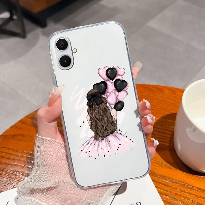 For Samsung A07 A71 M36 F36 F56 A17 A37 A53 A54 Phone Case Summer Fruit Patterns Ultra Thin Transparent TPU Protective Shell For Samsung Bumper Casing