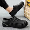 Men's Chef Shoes Waterproof Working Shoes Oil Proof Classic Garden Shoes Clogs For Beach Slippers Size 36-48