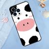 Чехол Корова для iPhone 11 12 13 14 15 16 Pro Max Mini X XR XS Max 7 8 Plus Мягкая задняя крышка
