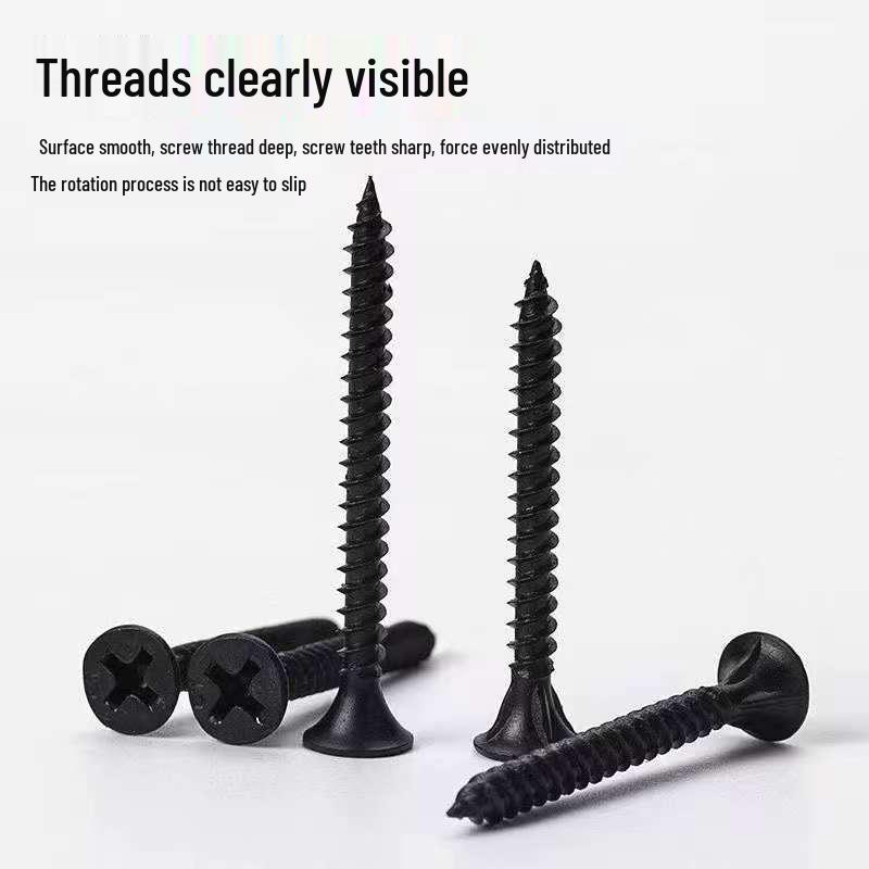 Саморезы по гипсокартону M3.5 Высокопрочные, Потайная головка Phillips для дерева и гипсокартона.