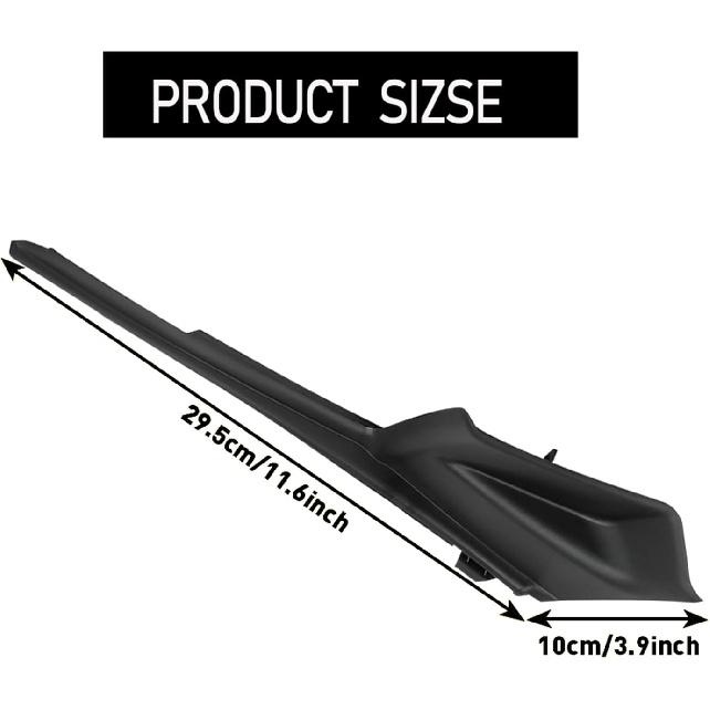 Driver Passenger Side Windshield Wiper Cowl Trim Panel Cover Compatible With Toyota Sienna 2011 2012 2013 2014 2015 2016 2017 2018 Replace