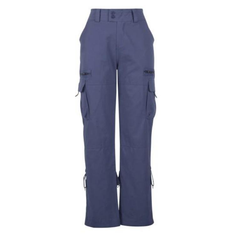 Retro Style Women Cargo Pants Low Rise Wide Waist Cropped Overalls Straight Leg Solid Color Multi Pocket Work Pants