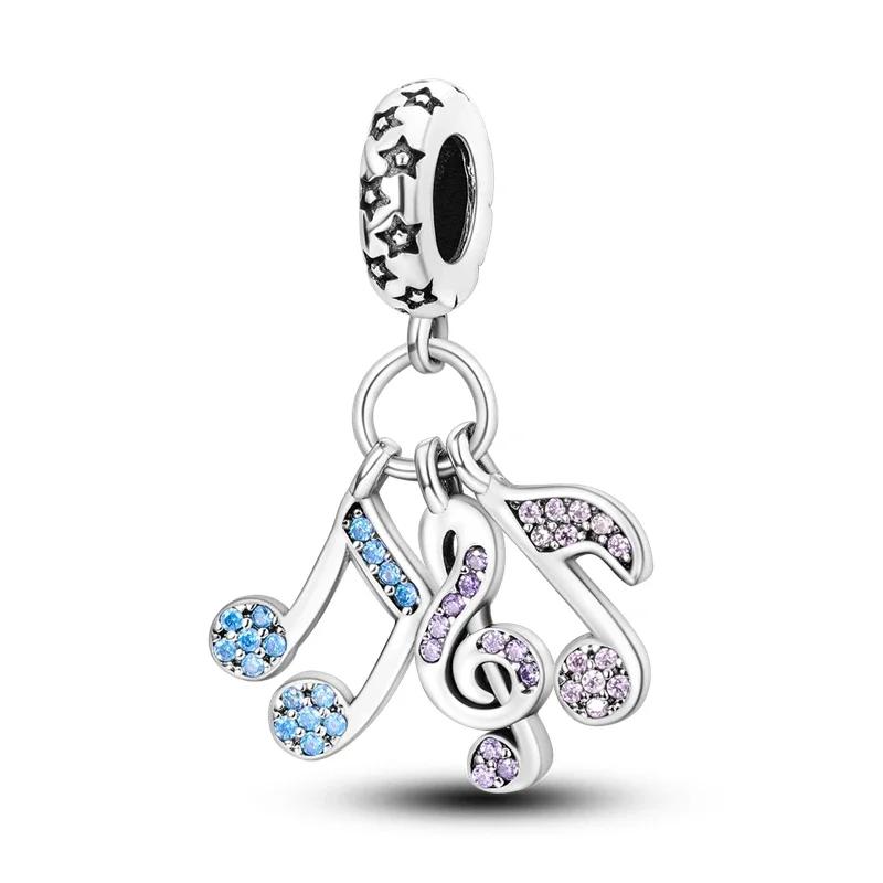 Браслеты Charm Fit Original Медь Милое Животное Сова Кошки Морская Черепаха Бусины Женский Кулон Бусины Изготовление Украшений