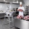 Electric Meat Bandsaw Stand, Floor Stand with Adjustable Height, Stable H-Shaped Frame, Anti-Slip Foot Pads, for Our Bone Saw Machine, Compatible with
