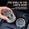 Car Air Freshener Glass Holder Solid Perfume Long Lasting Fragrance Car Interior Decoration Scent