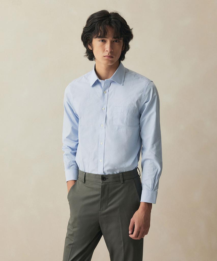 BROOKS BROTHERS Рубашка-платье Ainsley с узором "гусиная лапка", не требующая глажки (Светло-синий) (Bbtsmf0254)