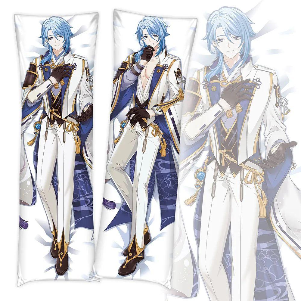 Чехол для подушки Game Genshin Impact Keqing Dakimakura Zhongli, костюм для тела, подушка, двусторонняя наволочка