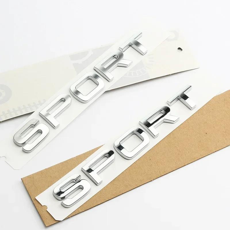 AAWB1 AAPR1 3D ABS SPORT Letters Emblem Rear Trunk Badge Sticker compatible compatible for Land Range Rover Discovery Evoque L494 L320 Car Styling