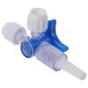 6pcs Disposable Plastic 3-Way Valve 3-Way Stopcocks Male Lock Ball Valve Luer Connections Water Valve Hobbies