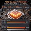 Мини-ПК Beelink SER7 7840HS с ядрами до 16 AMD Ryzen 7 7840HS Мини-ПК с 32 ГБ DDR5 2280 PCle с предустановленным двойным RJ45 Этот небольшой ПК с макс. TDP