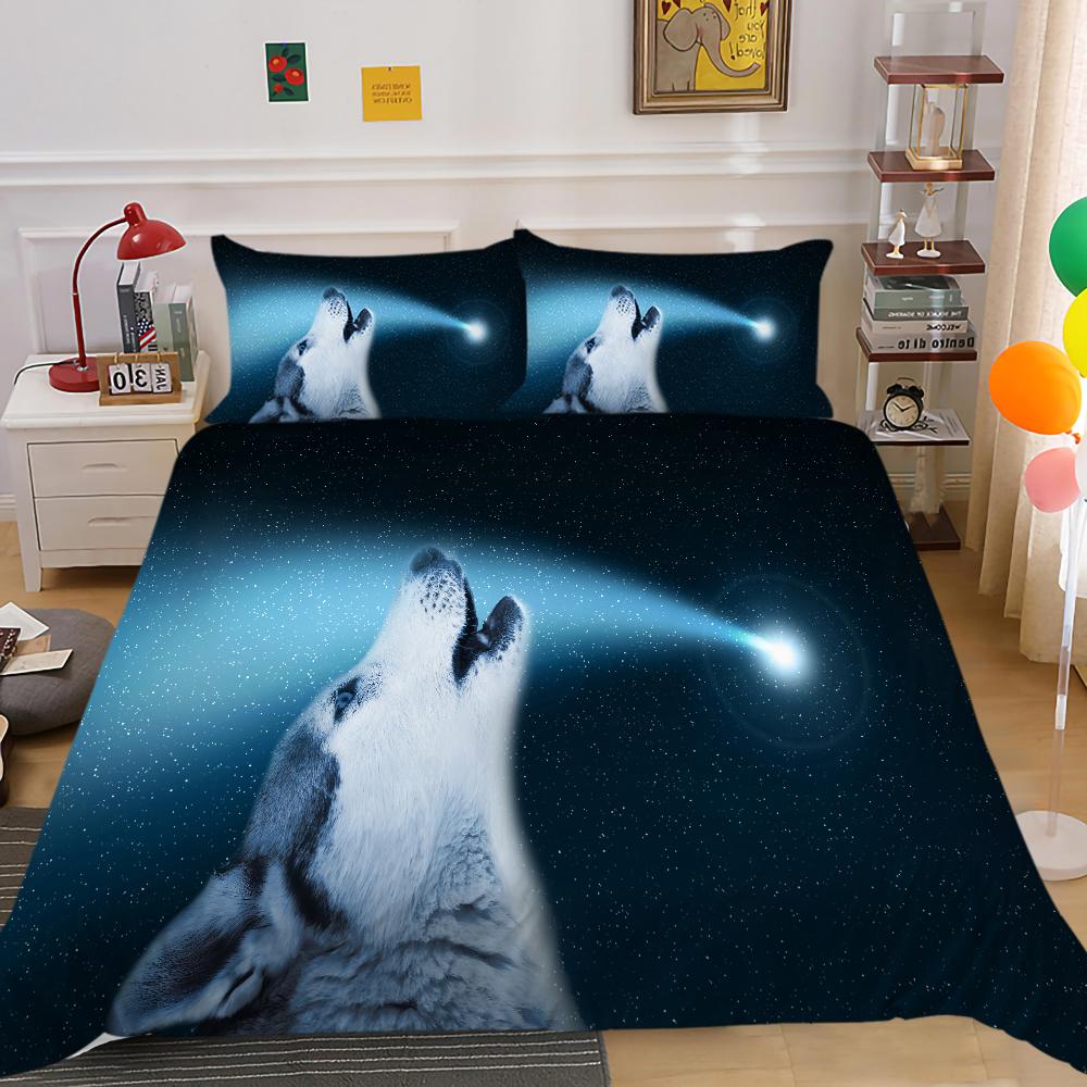 Home Bedding Set 3D Digital Printing Full-size King Bed Double Bed Adult Children Bedroom Quilt Cover and Pillowcase Bedding