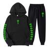 TRAPSTAR Letter Print Tracksuit Men Women Kids Casual Hooded Fleece Sportswear