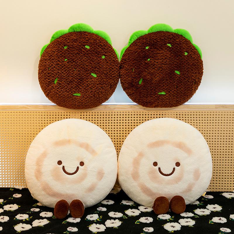 Креативные новые плюшевые игрушки Роуцзямо и забавные милые куклы-подушки Роуцзямо для подарков на день рождения девочкам