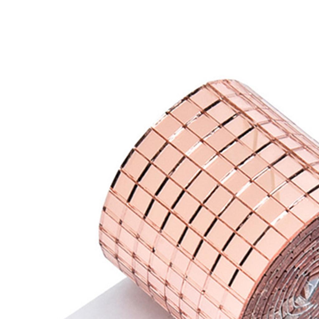 4X100CM 1464 зерна самоклеящиеся мозаичные плитки настенные наклейки инновационные DIY стеклянные зеркала наклейки