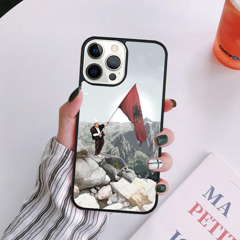 Albanian Flag Eagle Phone Case For iPhone 17 Air Plus Max Cover Shell for iPhone 17 Air 16 15 14 13 12 Pro Max