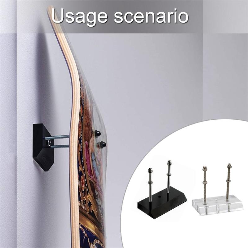 Skateboard Wall Mount Display Rack Skateboard Wall Display Rack Hanger Holder Longboards Deck Rack Wall Mounted Bracket