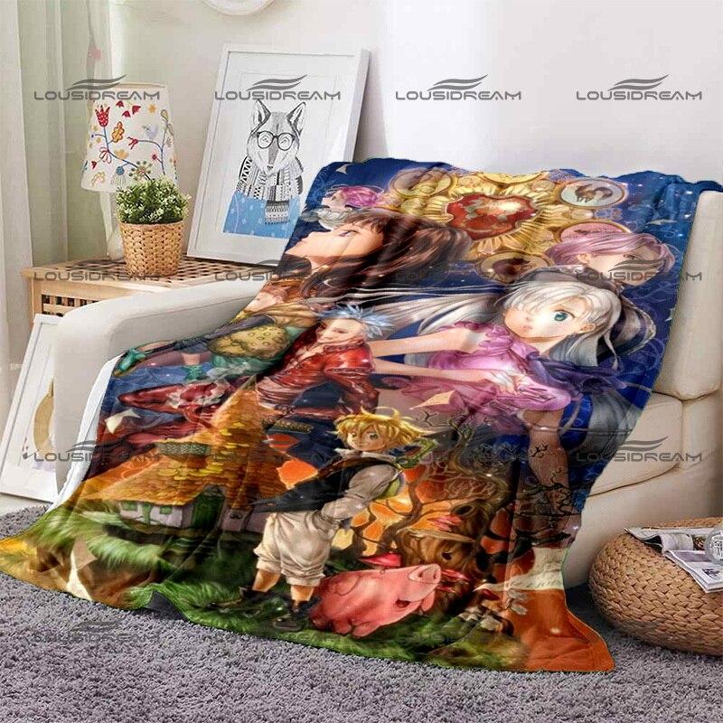 Fashion EVA Queen Thin Blanket Beauty Art Pattern 3D Printing Blanket Flannel Portable Home Travel Office Blanket