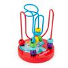 Kids Musical Instrument Wooden Xylophone Twisting Worm Rainbow Tower Clock Shape