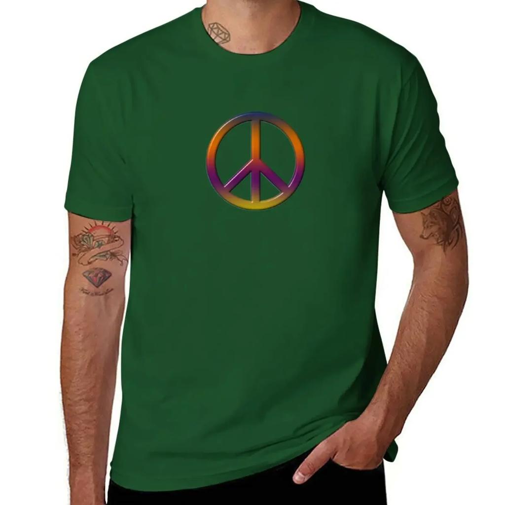 Olodum Peace T-Shirt oversizeds Aesthetic clothing black t shirts for men