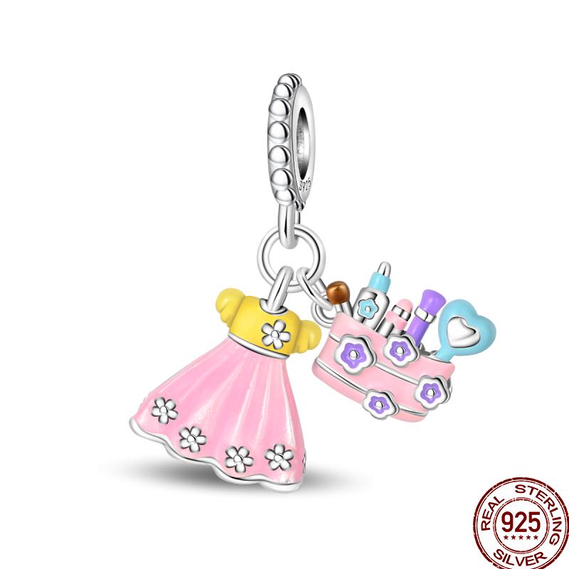 Медный пляж Океанский отпуск Напиток Шарм Морская звезда Бусины Подходят для Пан Оригинальный браслет Сделай сам Праздничные украшения Подарок