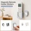 Magnetic Remote Holder Set for TV and Air Conditioner Remote Controls Easy Mounting Wall Storage Space Saving Compatible with Various Remote Models