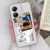 Для Vivo Y36 Y20 Y15S Y02 Y11 Y12 Y35 Y33s Y31 Y30 Y27 Чехол для телефона Задняя крышка Модный противоударный прозрачный мягкий силиконовый чехол из ТПУ для Vivo для мальчиков и девочек