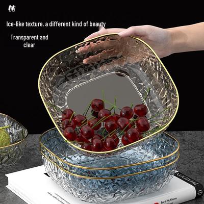 Роскошная тарелка для фруктов и закусок, вдохновленная бриллиантами, для журнального столика в гостиной