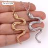 Popular Jewelry Snake Element Necklace Personality Niche Fashion Retro Snake Pendant Sweater Chain