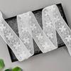 5.5Cm White Handmade Bead Embroidery Barcode Clothing Cuffs Neckline Window Decoration Accessories Lace Accessories
