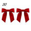 Reusable Velvet Bows 2Pcs Christmas Bows, Holiday Hanging Wall Decor for Tree Luxury Gift Box Knots Topper, Wedding Backdrop, Bridal Shower, Birthday