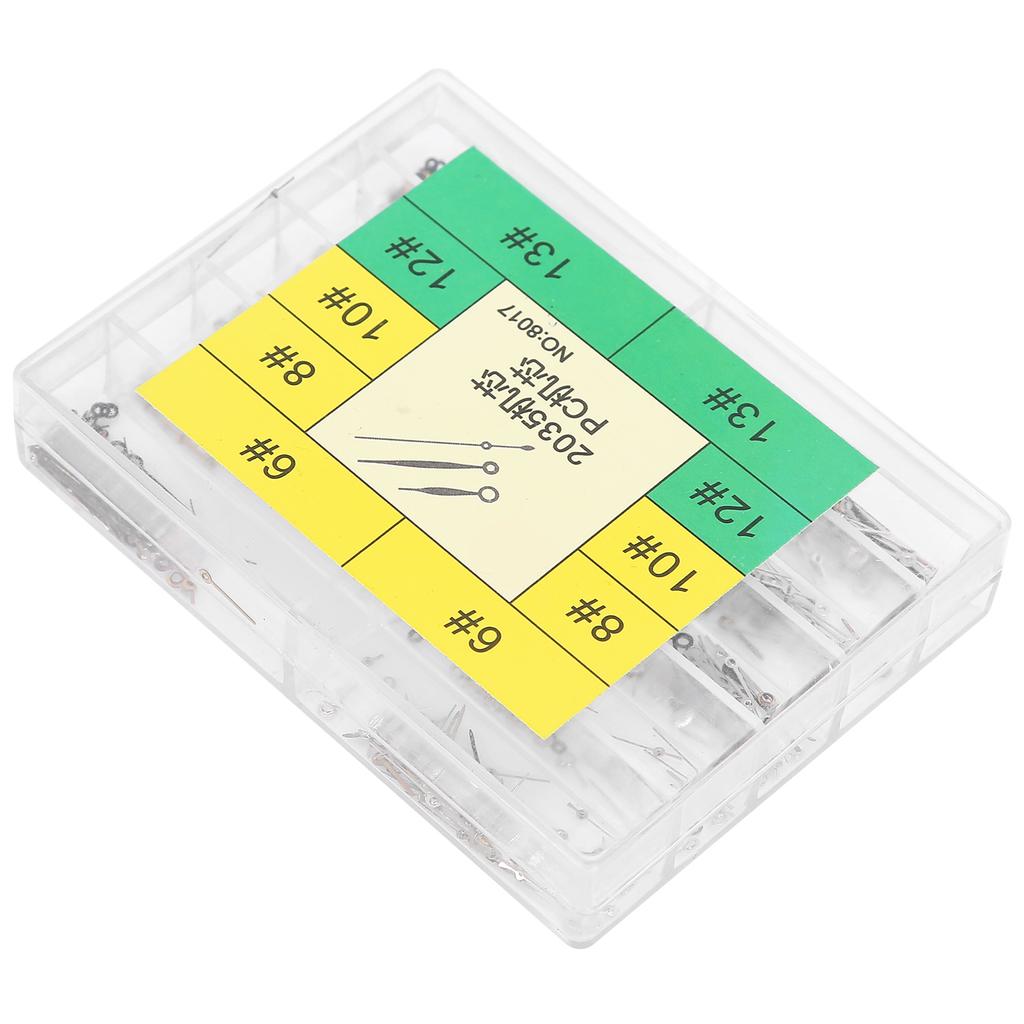 Светящиеся часы, часовая, минутная, секундная стрелки, сменные стрелки для часов 2035, черный, серебристый