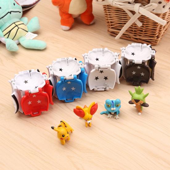 EDC 4 шт. креативный мини-покемон Пикачу Poke Ball всплывающая деформационная игрушка детский подарок