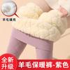 Leggings Fleece Outer Wear Thickened Cashmere Thermal Pants Clothing Women's Winter Clothing Super Thick Women's High-waisted Cotton Pants