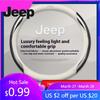 Для автомобиля Jeep Чехол на руль из углеродного волокна и кожи Для Jeep Grand Cherokee Compass Wrangler JK Patriot Commander Gladiato