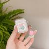 Беспроводная зарядная коробка Bluetooth с мультяшным 3d цветком для Apple Airpods 3 Pro 2nd 2 1, милый брелок для ключей, чехол для наушников Conque Capa