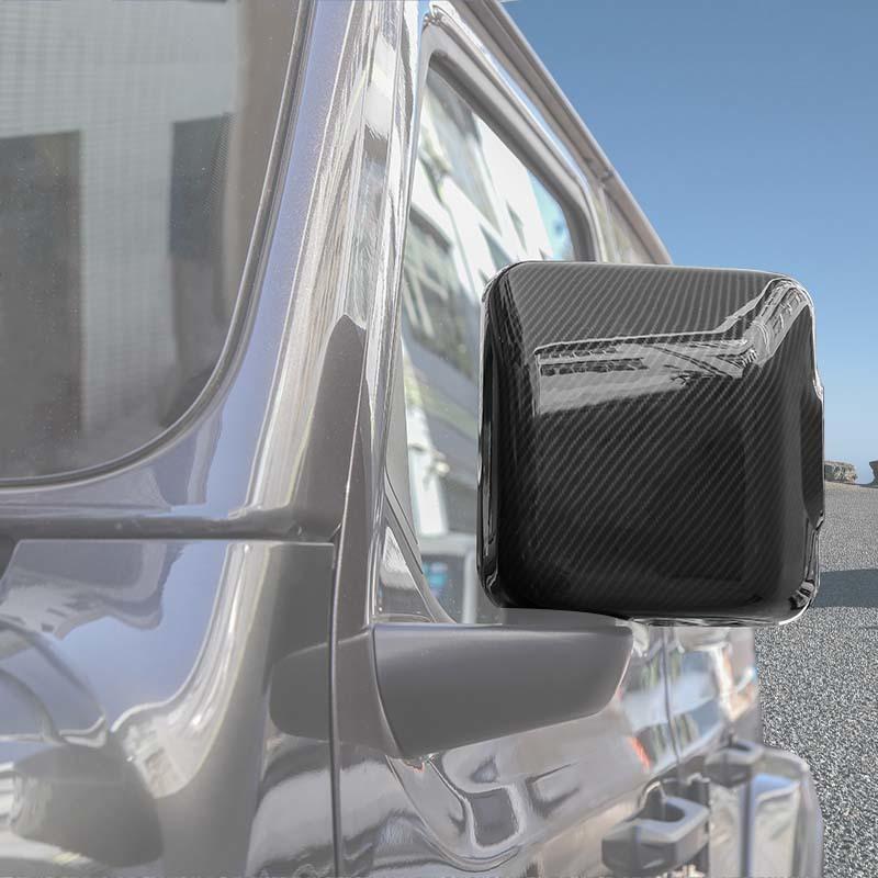 Декоративная рамка зеркала заднего вида автомобиля для Jeep Wrangler JL JT Gladiator 2018 Up (С облегченной версией) Внешние аксессуары для автомобиля, АБС-пластик