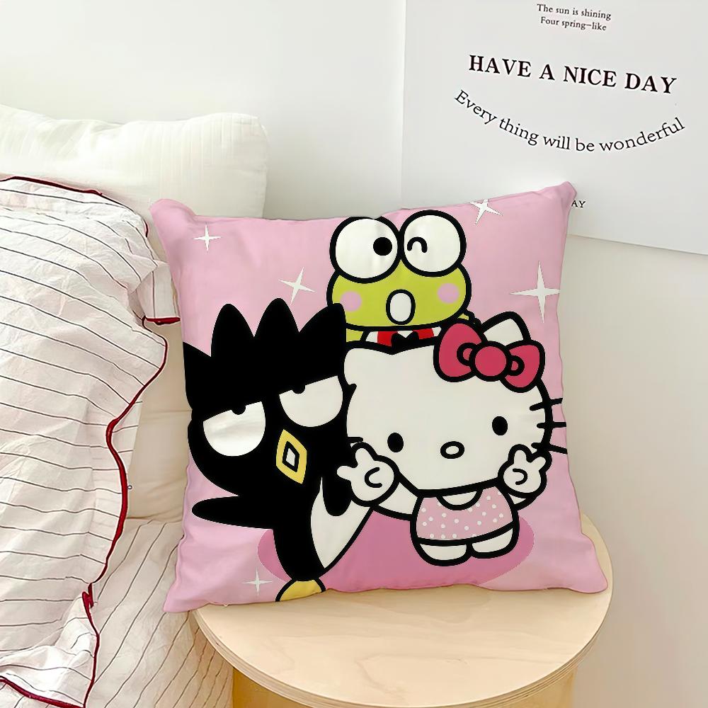 Funny Cute H-Hello K-Kitty B-Badt M-Maru Sro Comfort Soft Hogar Pillowcase Sofa Living Room Bed Home Decor Protective Covers