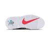 Детские кроссовки Nike Air More Uptempo Черно-красные (GS) Черный/Fusion Red/Серый туман/Голубая ярость