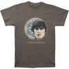 Мужская футболка George Harrison с круглым портретом, размер Medium, цвет Угольный