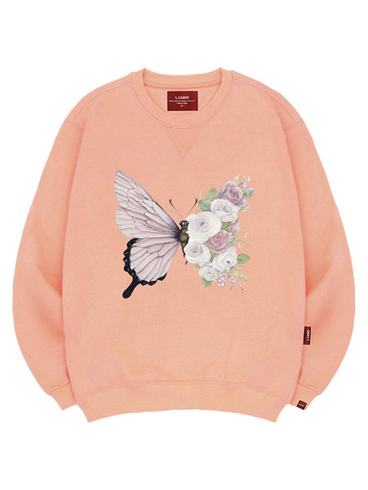 Свитшот Ellamo Rosefly Унисекс Большой Размер S~4XL (Тип Б)