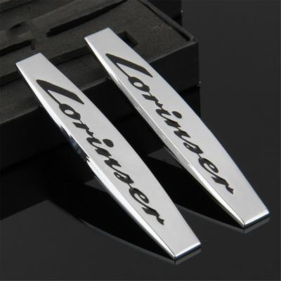 Наклейка на автомобильное крыло, эмблема, значок, автомобильные аксессуары для Lorinser, логотип для A W205 W221 E200 E300 C300 R320 GLA CLS CLA