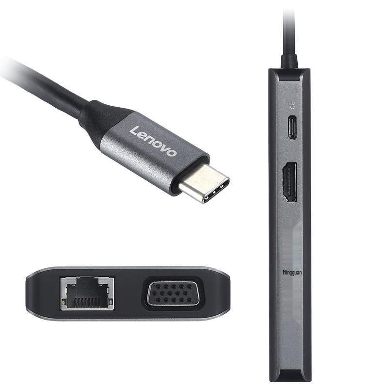 Lenovo USB-C и USB 3.0 концентратор и док-станция