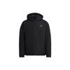 Letter Print Hooded Sports Casual Cotton Jacket Men Jacket Black HG6012